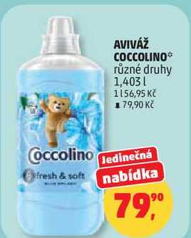 AVIVÁŽ COCCOLINO různé druhy, 1,403 l