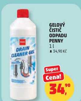 GELOVÝ ČISTIČ ODPADU PENNY, 1 l