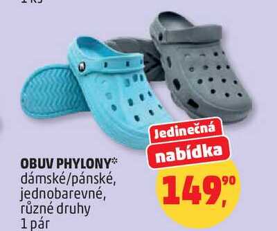 OBUV PHYLONY dámské/pánské, jednobarevné, různé druhy, 1 pár  