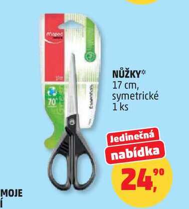NŮŽKY 17 cm, symetrické, 1 ks