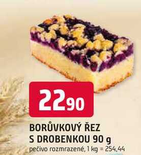 BORŮVKOVÝ ŘEZ S DROBENKOU 90 g