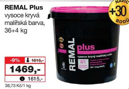 REMAL Plus, 36+4 kg