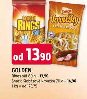 Snack Klobásové kroužky 70 g