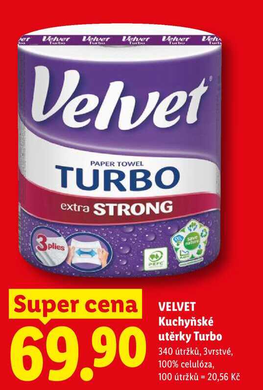 VELVET Kuchyňské utěrky Turbo