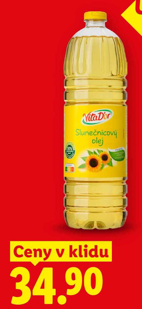 Slunečnicový olej, 1 l