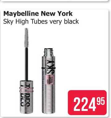 Maybelline New York Sky High Tubes very black