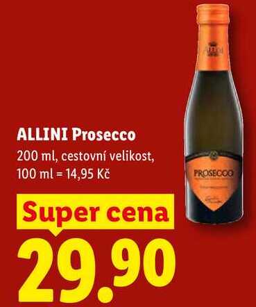 ALLINI Prosecco, 200 ml