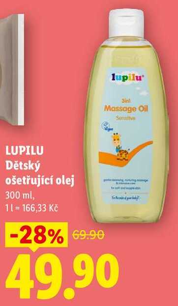 LUPILU Dětský ošetřující olej, 300 ml