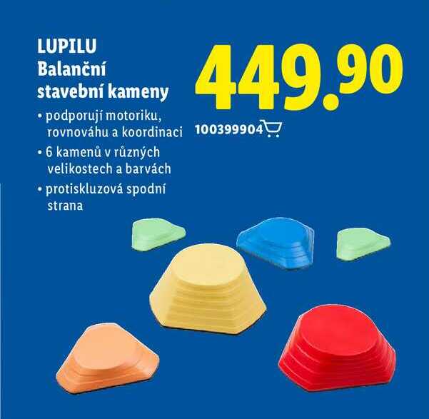 LUPILU Balanční stavební kameny 