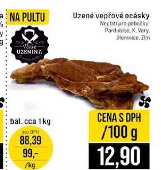 Uzené vepřové ocásky 100g