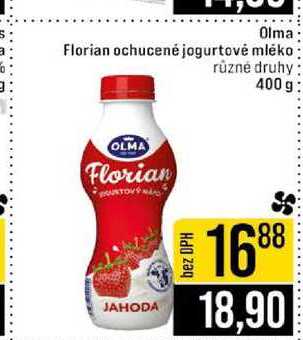 Olma Florian ochucené jogurtové mléko různé druhy 400 g