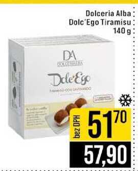 Dolceria Alba Dolc'Ego Tiramisu 140g