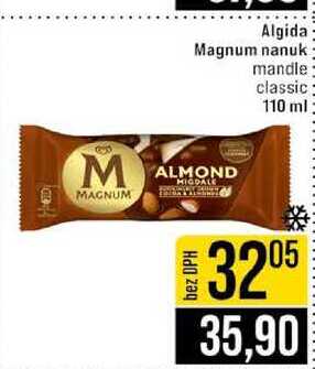 Algida Magnum nanuk mandle classic 110 ml