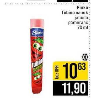 Pinko Tubino nanuk jahoda pomeranč 70 ml