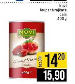 Novi loupaná rajčata celá 400 g