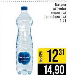 Natura přírodní neperlivá jemně perlivá 1.5l