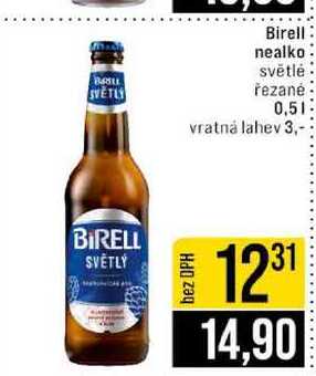 Birell nealko světlé řezané 0,5l