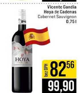 Vicente Gandia Hoya de Cadenas Cabernet Sauvignon 0,75l