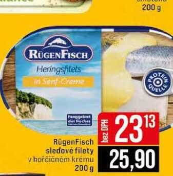 RügenFisch sledové filety v hořčičném krému 200 g