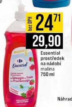 Essential prostředek na nádobí malina 750 ml