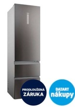 Chladnička s mrazničkou Haier HTW5620CNMP černá