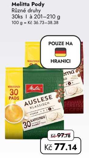 Melitta Pody 30ks