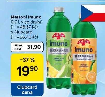 Mattoni Imuno, 0,7 l, více druhů  