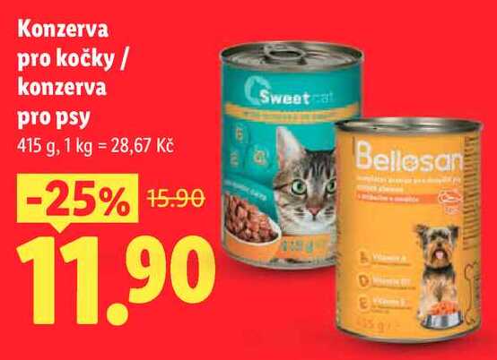 Konzerva pro kočky/konzerva pro ps, 415 g