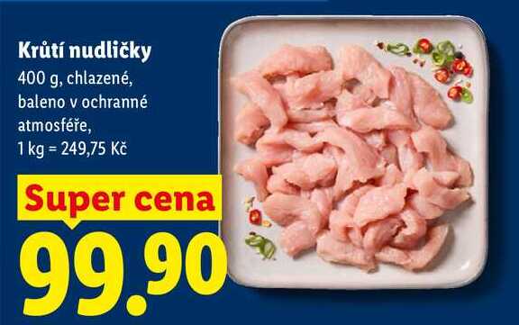 Krůtí nudličky, 400 g