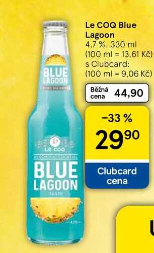 Le COQ Blue Lagoon 4,7%, 330 ml 
