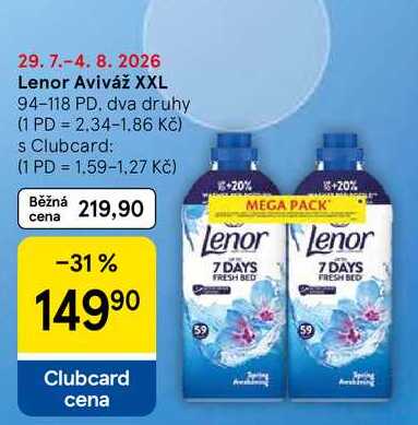 Lenor Aviváž XXL, 94-118 PD  