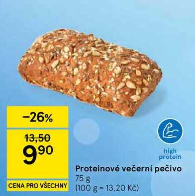 Proteinové večerní pečivo, 75 g