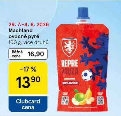 Machland ovocné pyré, 100 g 