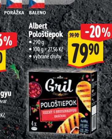 Albert Pološtiepok  290 g