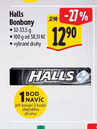 Halls Bonbony 32-33,5 g