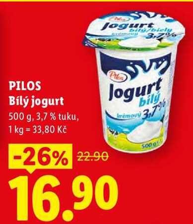 PILOS Bílý jogurt, 500 g