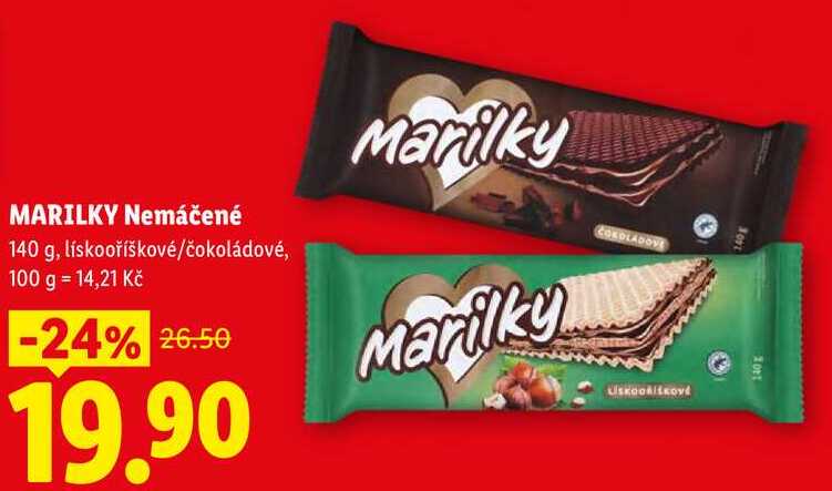 MARILKY Nemáčené, 140 g