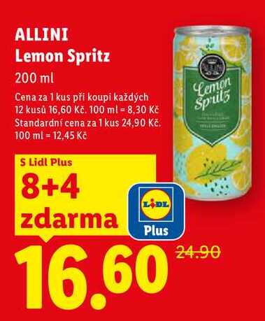 ALLINI Lemon Spritz, 200 ml