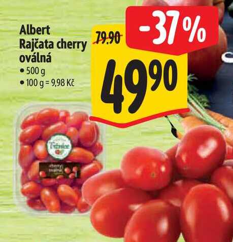 Albert Rajčata cherry oválná 500 g 
