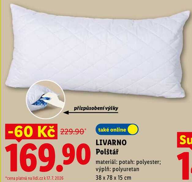 LIVARNO Polštář 