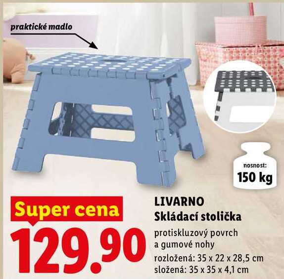 LIVARNO Skládací stolička