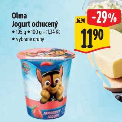 Olma Jogurt ochucený 105 g 