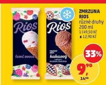 ZMRZLINA RIOS různé druhy, 200 ml