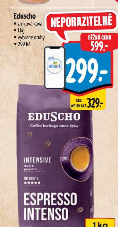 Eduscho zrnková káva 1 kg