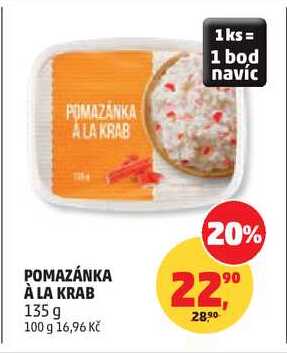 POMAZÁNKA À LA KRAB, 135 g  