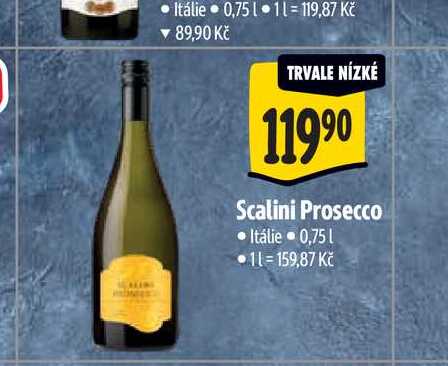   Scalini Prosecco Itálie 0,75 l