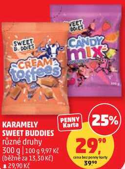 KARAMELY SWEET BUDDIES různé druhy, 300 g