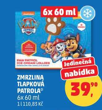 ZMRZLINA TLAPKOVÁ PATROLA, 6x 60 ml  