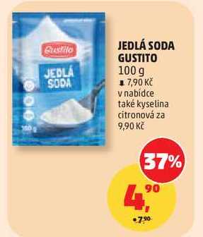 JEDLÁ SODA GUSTITO, 100 g  