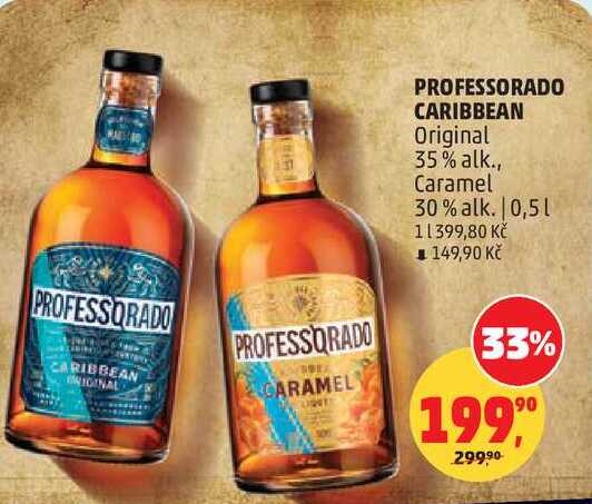 PROFESSORADO CARIBBEAN Original 35% alk., 0,5 l  